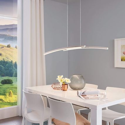 Eglo 97911 - LED RGB lustra uz troses FRAIOLI-C LED/34W/230V ar regulējamu spilgtumu