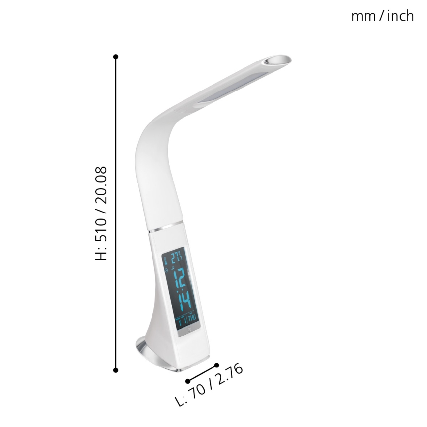 Eglo - aptumšojams LED galda lampa LED/3,2W/230V