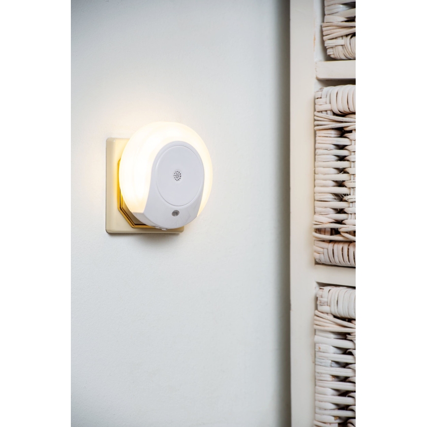 Eglo - LED Nakts lampa ar sensoru 2xLED/0,4W/230V 3000K