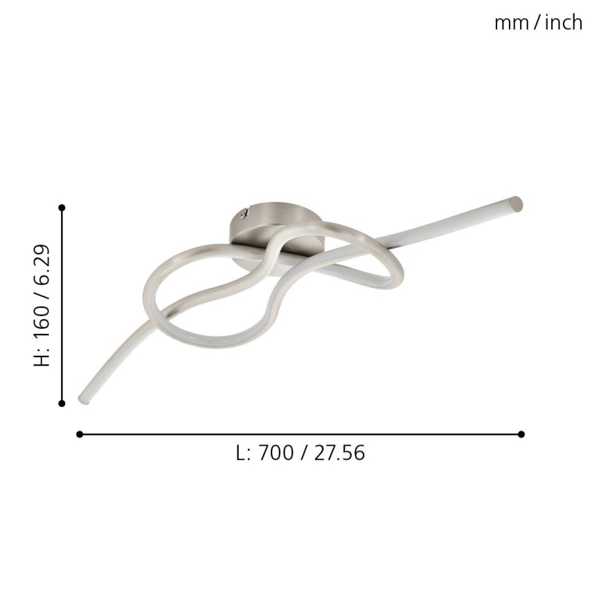 Eglo - LED pieliekama lustra LED/13W/230V