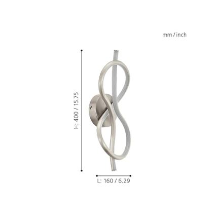 Eglo - LED sienas gaismeklis LED/10W/230V
