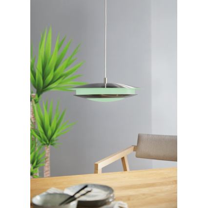 Eglo 98043 - LED RGBW Regulējams lustra gaismeklis ar vadu MONEVA-C LED/18W/230V
