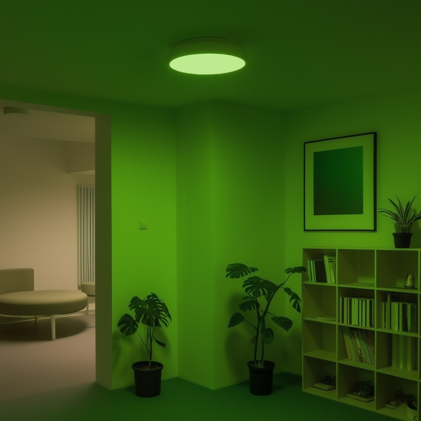 Eglo 98045 - RGB LED griestu gaismeklis ar regulējamu spilgtumu RIODEVA-C LED/27W/230V