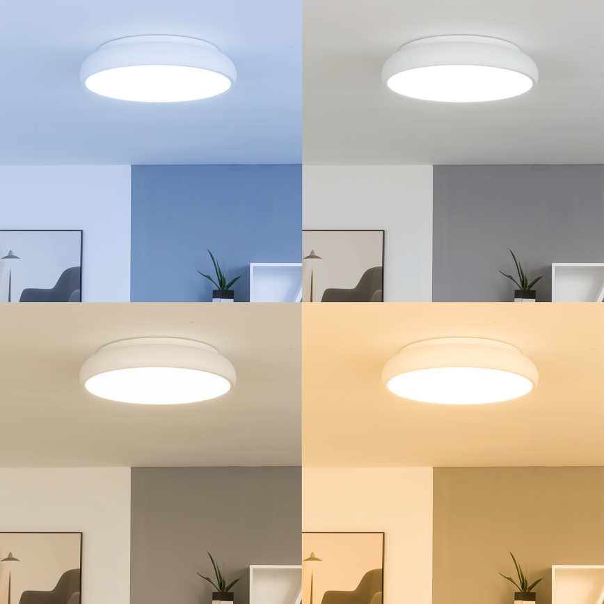 Eglo 98045 - RGB LED griestu gaismeklis ar regulējamu spilgtumu RIODEVA-C LED/27W/230V