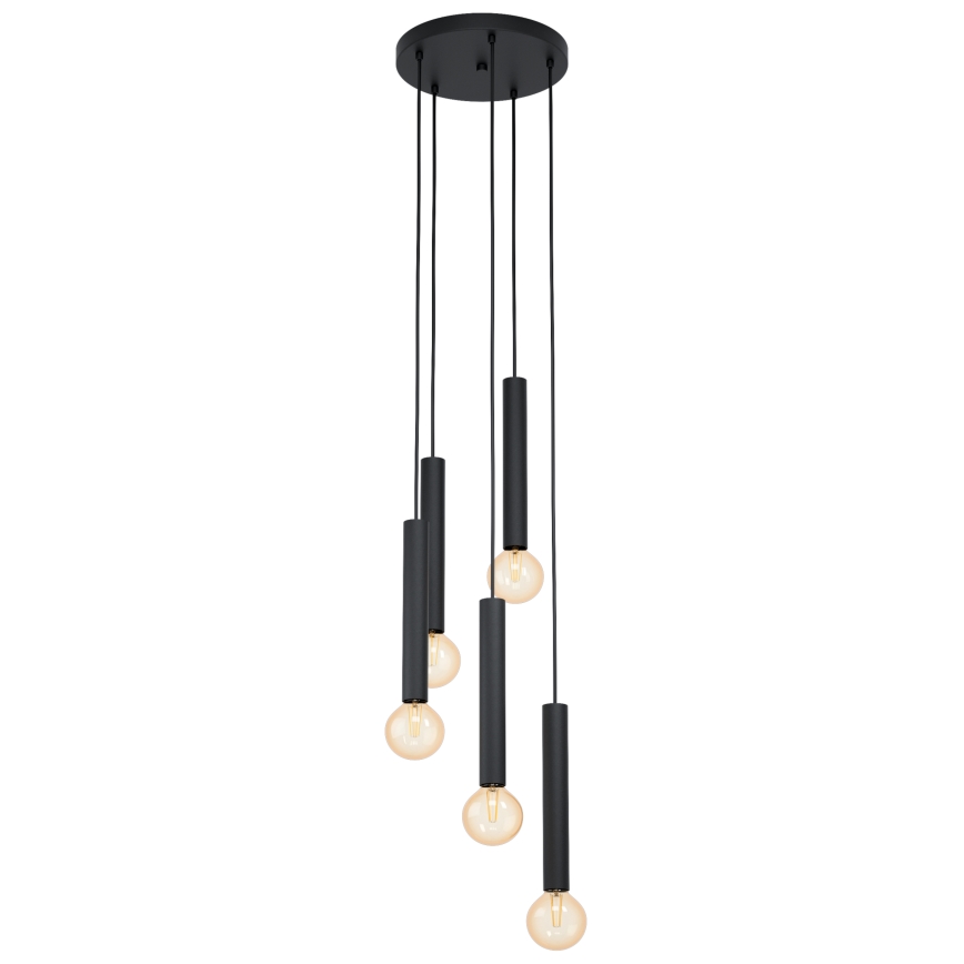 Eglo - Lustra ar auklu 5xE27/60W/230V