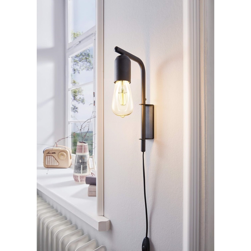 Eglo 98064 - Sienas gaismeklis ADRI 1xE27/60W/230V