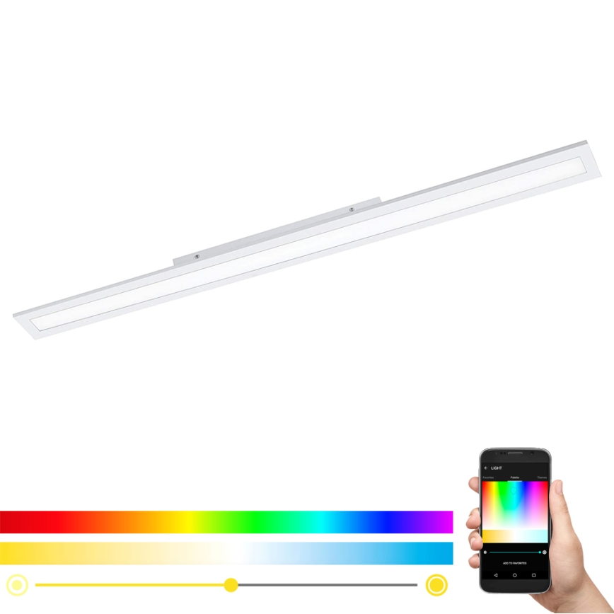Eglo - LED RGBW Aptumšojams panelis SALOBRENA-C LED/34W/230V + tālvadības pults