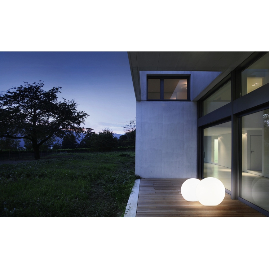 Eglo - Āra grīdas lampa 1xE27/40W/230V IP65 ø600