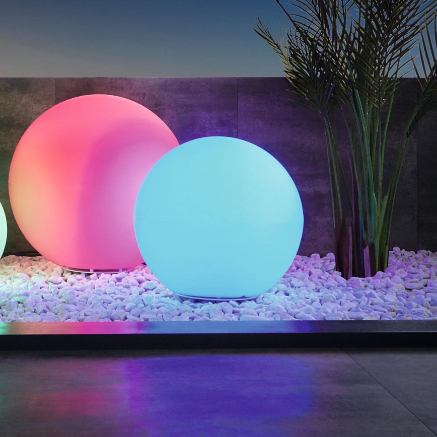 Eglo 98105 - LED RGBW āra lampa MONTEROLO-C 1xLED/9W/230V IP65 Ø300