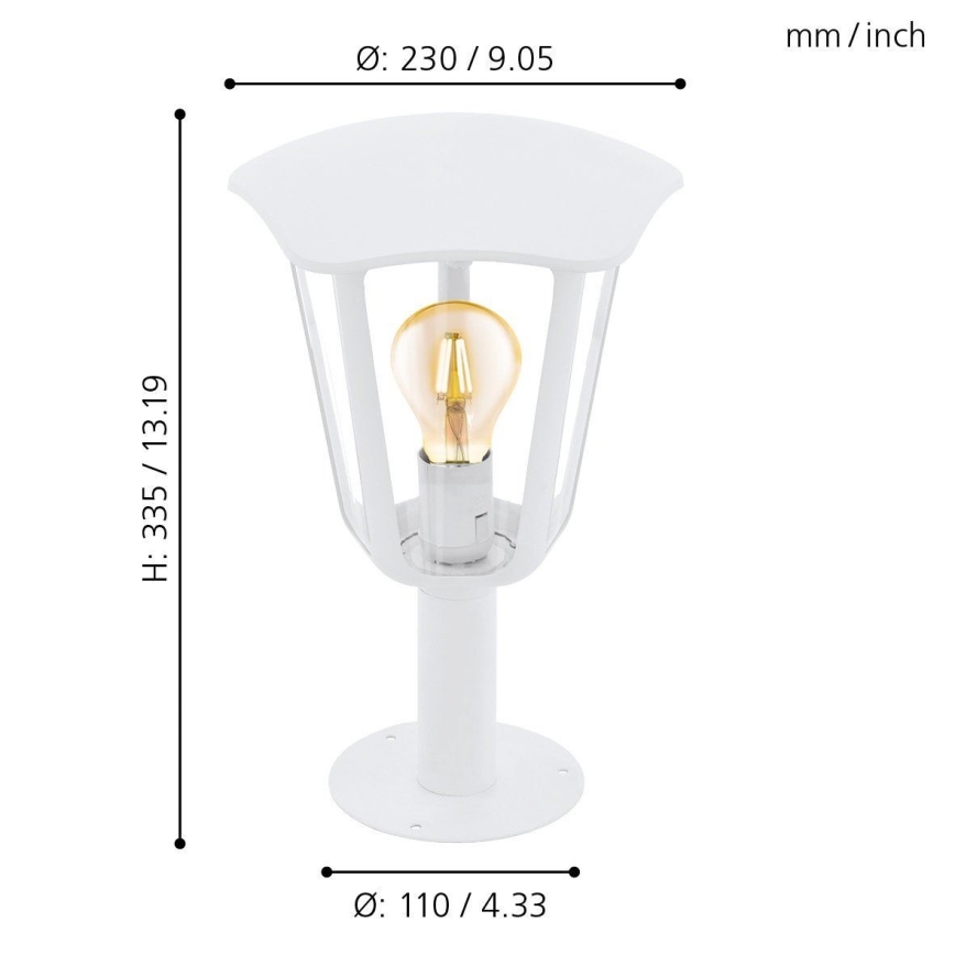 Eglo 98117 - Āra lampa MONREALE 1xE27/60W/230V IP44