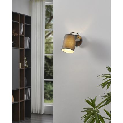 Eglo 98138 - Sienas punktveida gaismeklis VILLABATE 1xE27/10W/230V