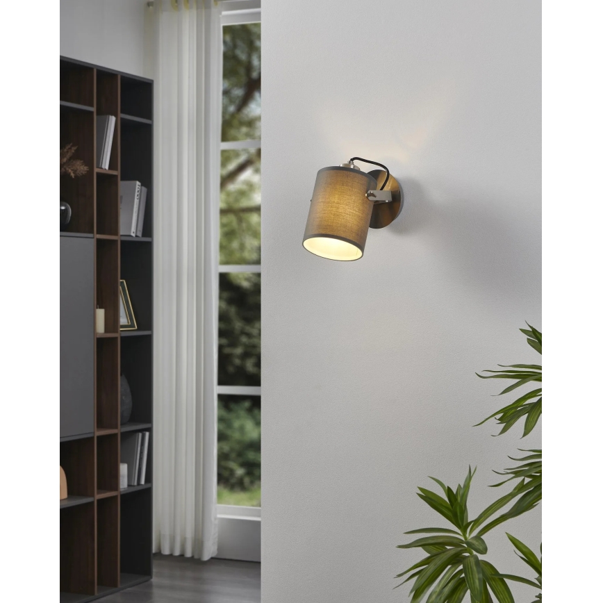 Eglo 98138 - Sienas punktveida gaismeklis VILLABATE 1xE27/10W/230V