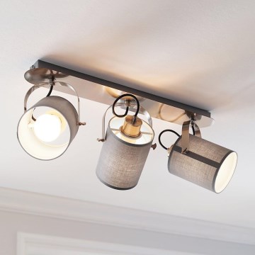 Eglo 98141 - Virziena gaismeklis VILLABATE 3xE27/10W/230V