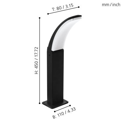 Eglo - Āra LED lampa LED/11W/230V IP44