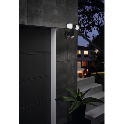 Eglo - LED Āra gaismeklis ar sensoru 2xLED/7,5W/230V IP44