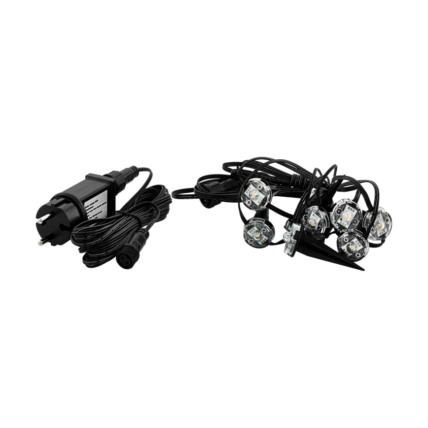 Eglo - LED āra dekoratīvā virtene 9xLED 10m IP65 siltā balta