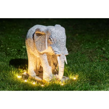 Eglo - LED Āra dekoratīva virtene 9xLED 10m IP65 silti balta