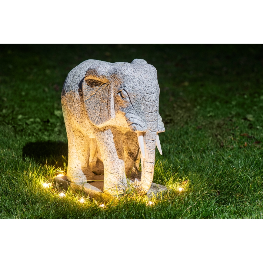 Eglo - LED Āra dekoratīva virtene 9xLED 10m IP65 silti balta