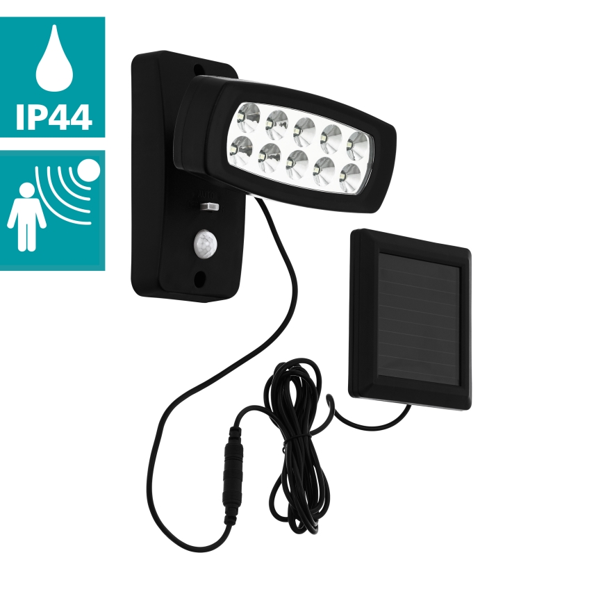 Eglo - LED Saules enerģijas sienas lampa ar sensoru LED/1,2V 600 mAh IP44