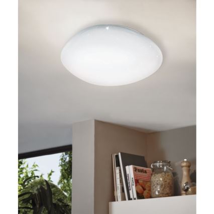Eglo 98228 - LED dimmējams griestu gaismeklis SILERAS-A LED/36W/230V Ø 60 cm + tālvadības pults