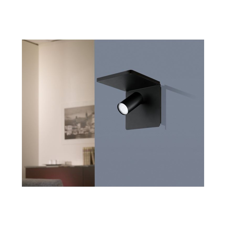 Eglo - LED sienas gaismeklis ar bezvadu uzlādi 1xGU10/5W/230V