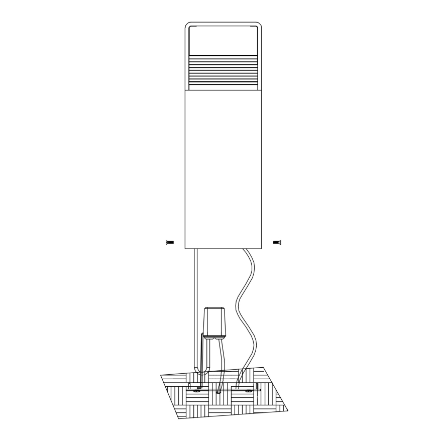 Eglo - Āra LED lampa LED/5W/230V IP44