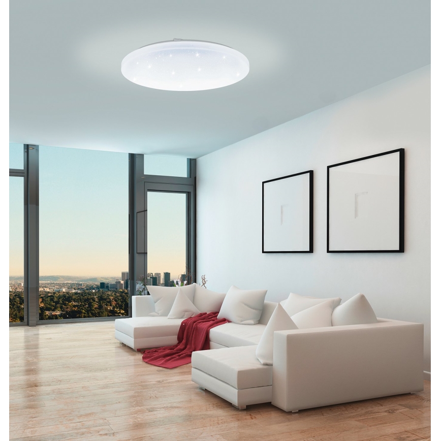 Eglo - LED Aptumšojama vannas istabas lampa LED/12W/230V IP44 + tālvadības pults