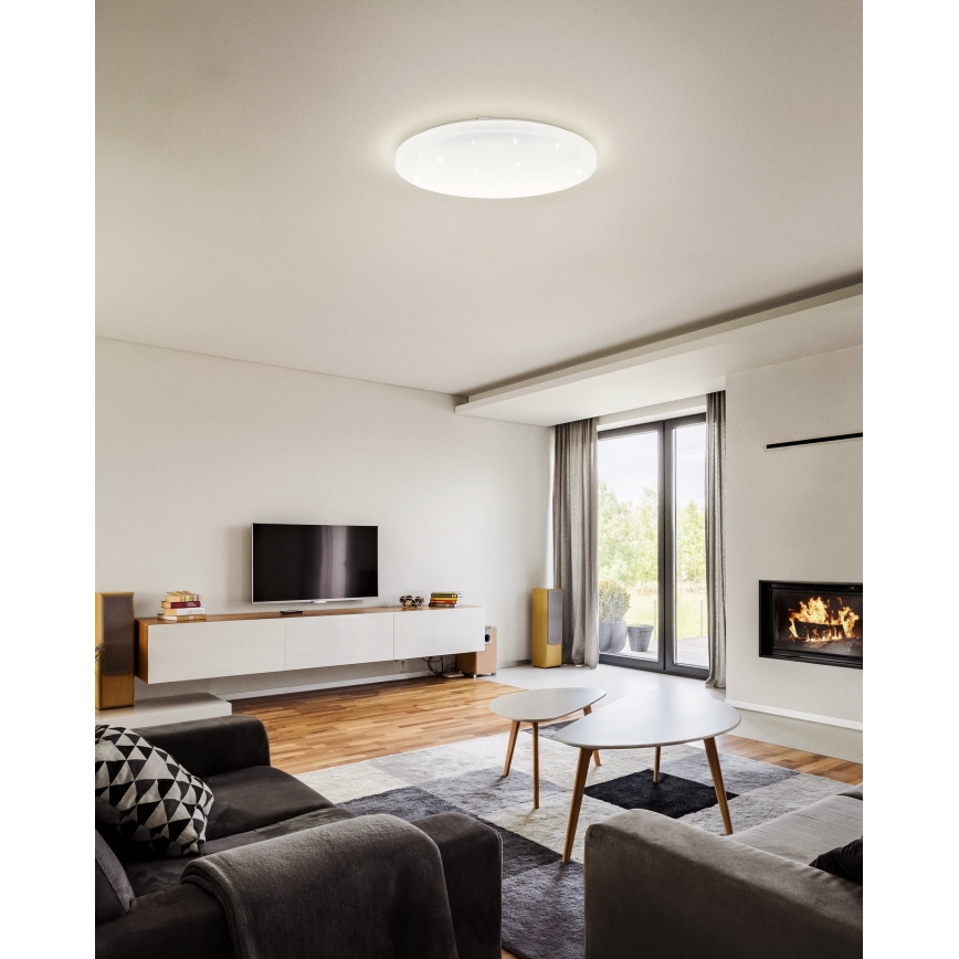Eglo - LED Aptumšojama vannas istabas lampa LED/12W/230V IP44 + tālvadības pults