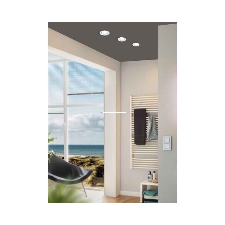 Eglo - LED aptumšojams iekarināms griestu gaismeklis LED/6W/230V
