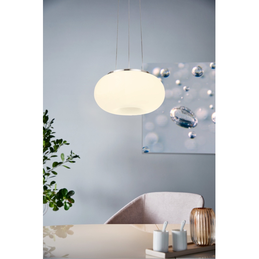 Eglo - LED RGB Aptumšojuma lustra ar auklu OPTICA-C LED/21W/230V d. 37,5 cm