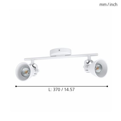 Eglo - LED lampa 2xGU10/3,3W/230V