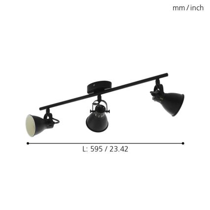 Eglo - LED lampa 3xGU10/3,3W/230V