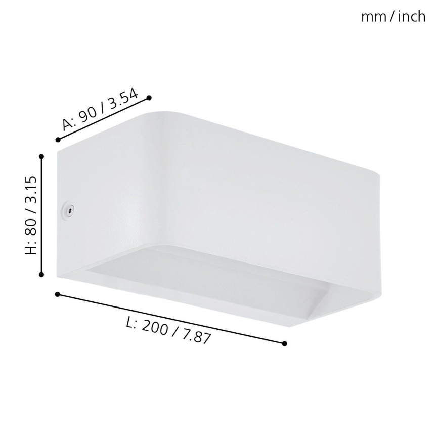 Eglo - LED sienas gaismeklis LED/10W/230V