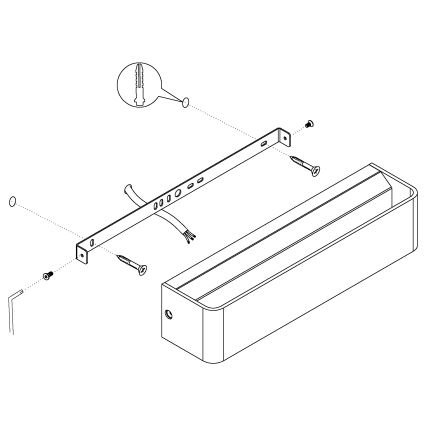 Eglo - LED sienas gaismeklis LED/12W/230V