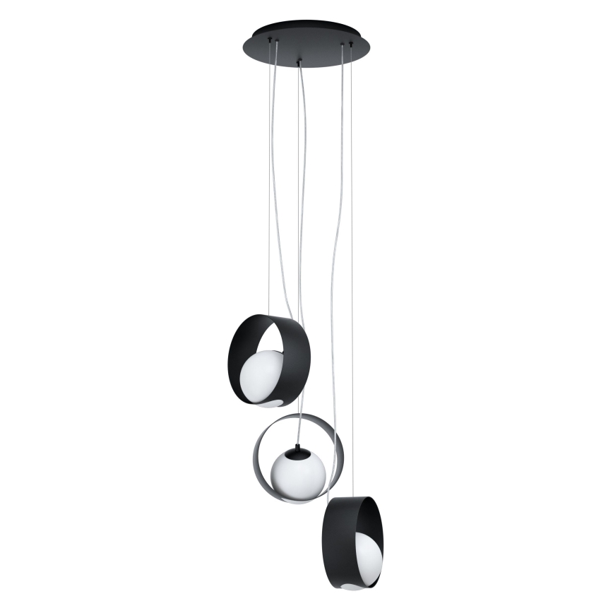 Eglo 98441 - Pakaramais gaismeklis CAMARGO uz troses 3xE14/40W/230V