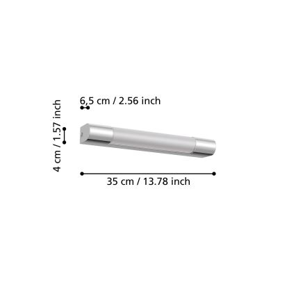 Eglo 98442 - LED vannas istabas spoguļa apgaismojums TRAGACETE LED/8W/230V IP44