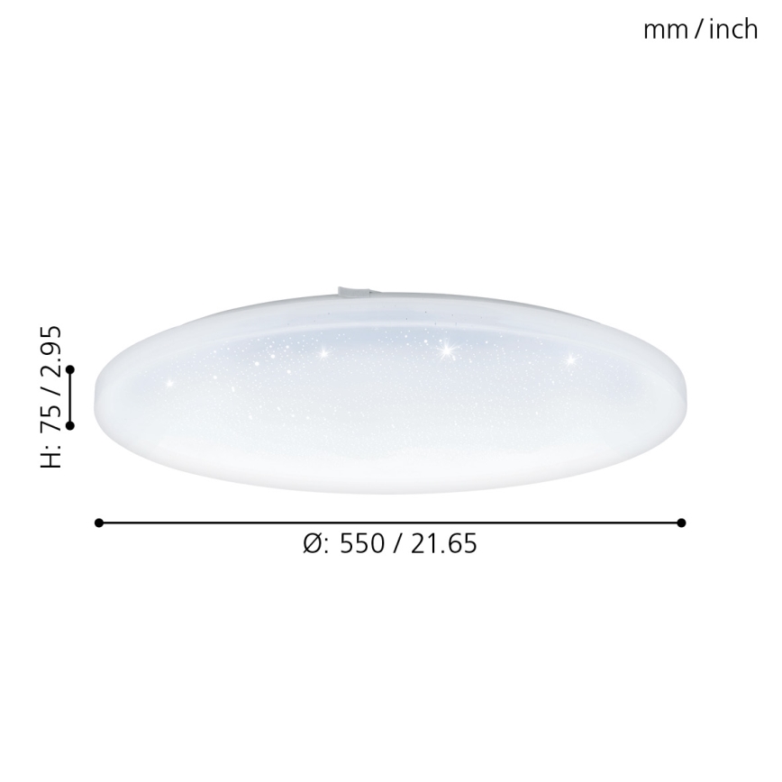Eglo - LED Griestu lampa LED/49,5W/230V