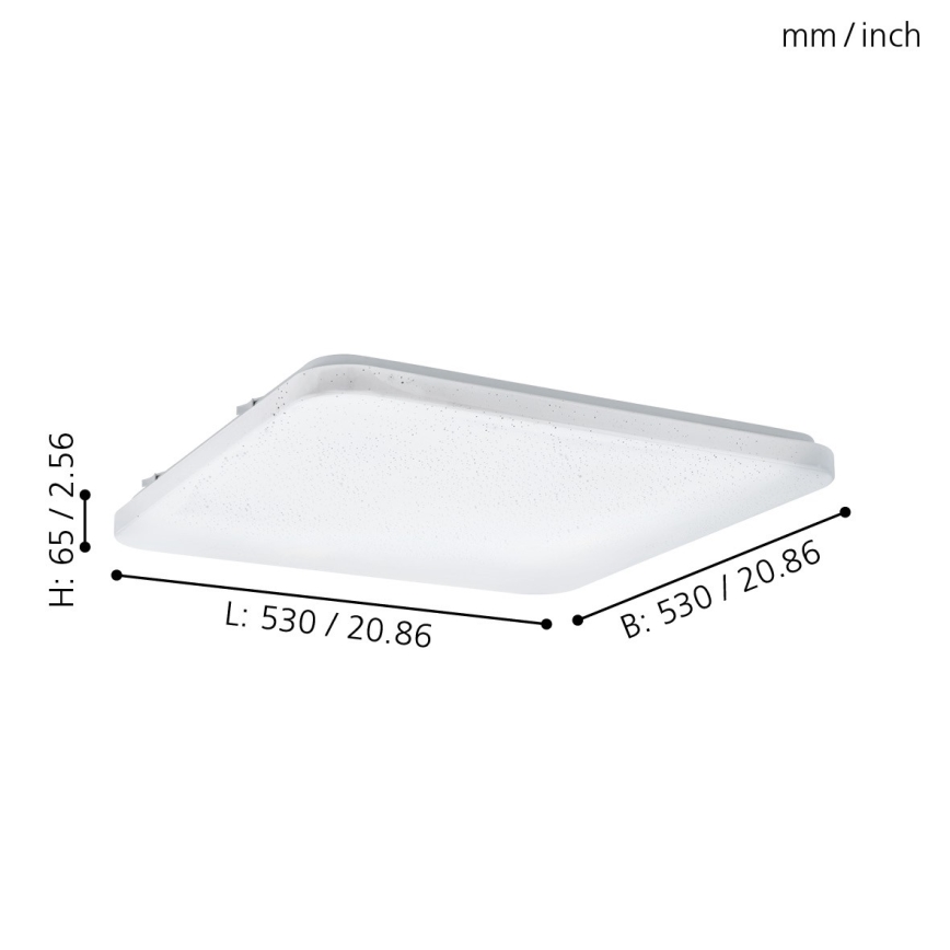 Eglo - LED griestu gaismeklis LED/49,5W/230V