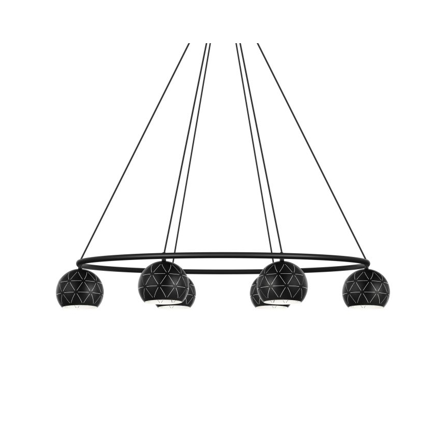 Eglo - Lustra ar auklu 6xE14/40W/230V