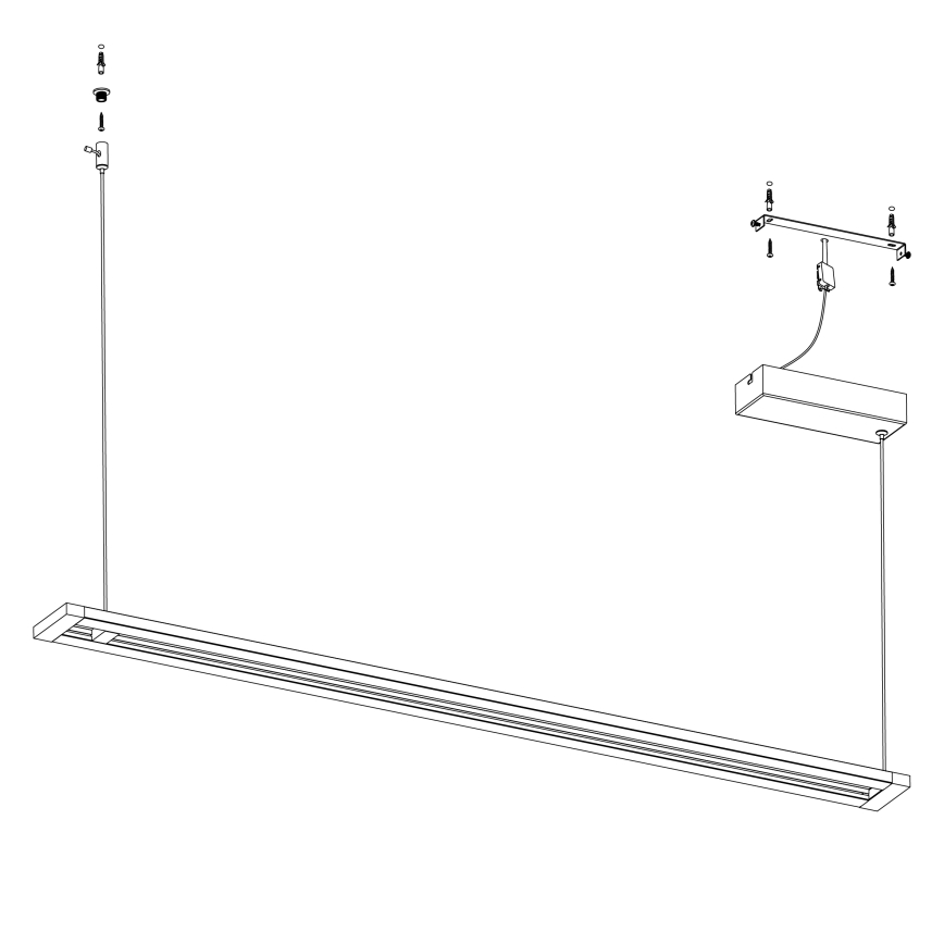 Eglo - LED lustra ar auklu LED/27W/230V