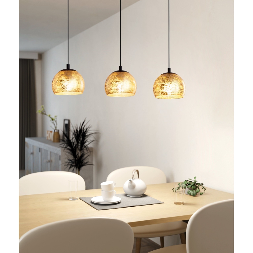 Eglo - Lustra ar auklu 3xE27/40W/230V