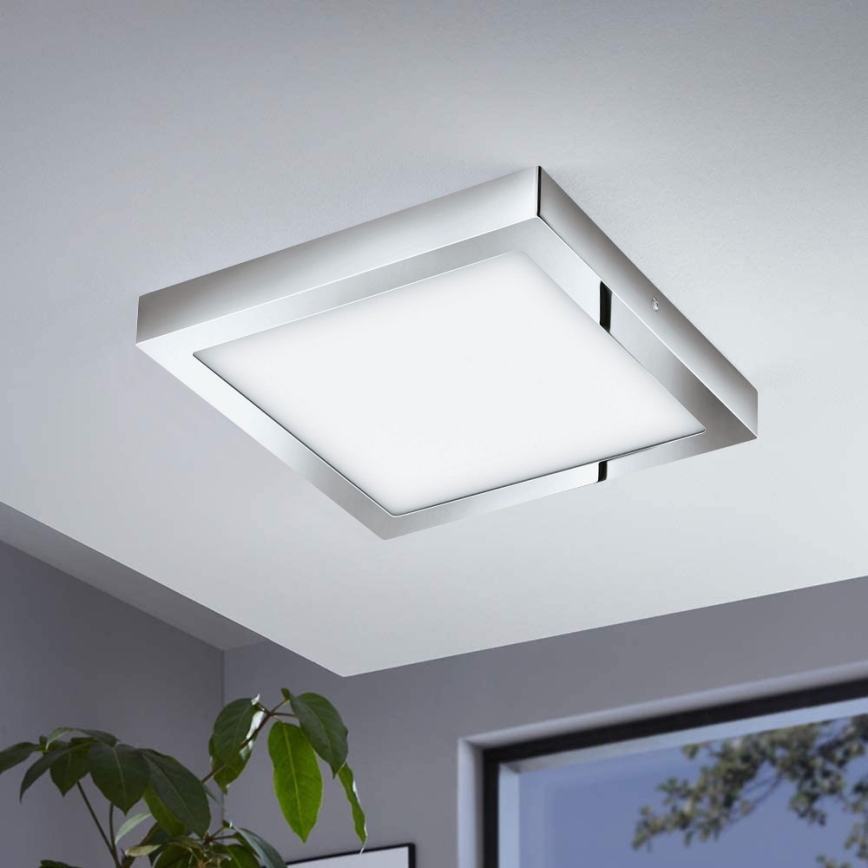 Eglo - LED RGBW Aptumšojama griestu lampa FUEVA-C LED/21W/230V Bluetooth IP44