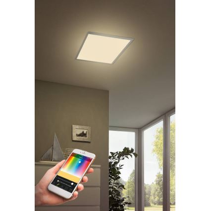 Eglo - LED RGB Aptumšojama griestu lampa TURCONA-C LED/20W/230V + tālvadības pults