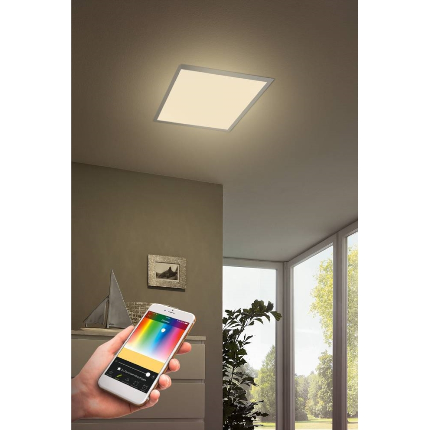 Eglo - LED RGB Aptumšojama griestu lampa TURCONA-C LED/20W/230V + tālvadības pults
