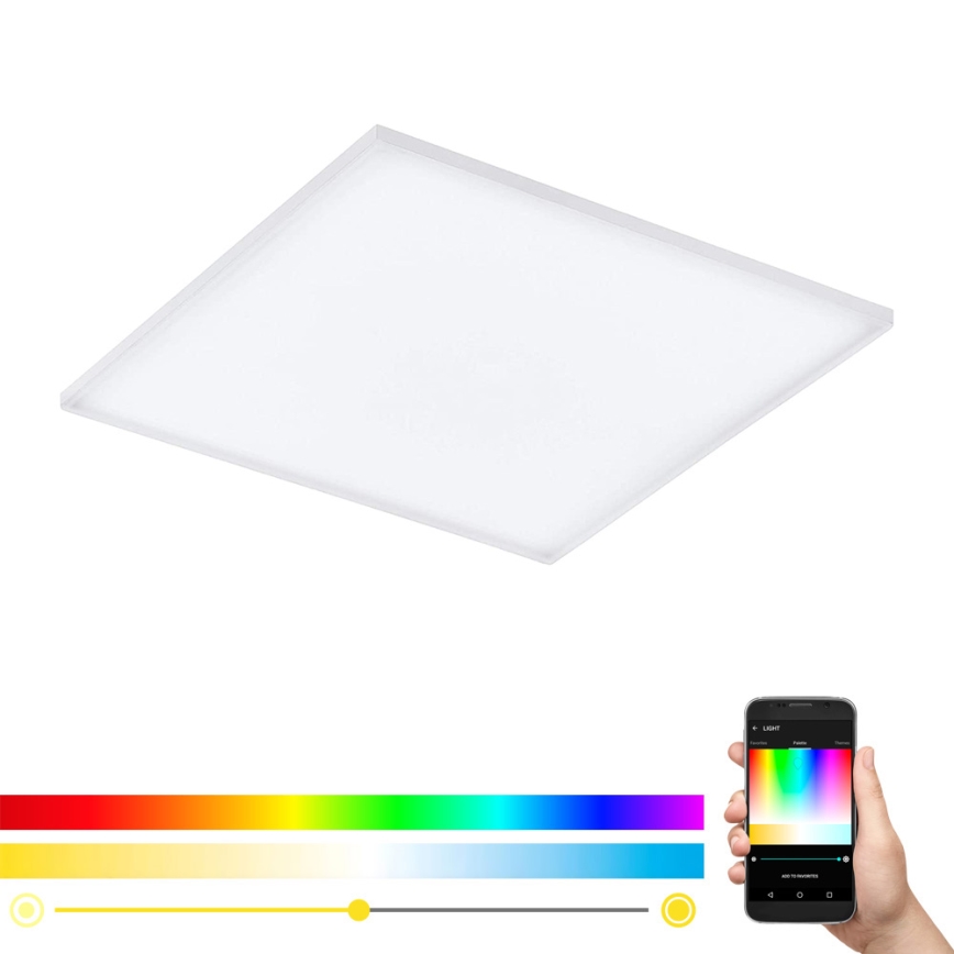 Eglo - LED RGB Aptumšojams griestu gaismeklis TURCONA-C LED/30W/230V + TP