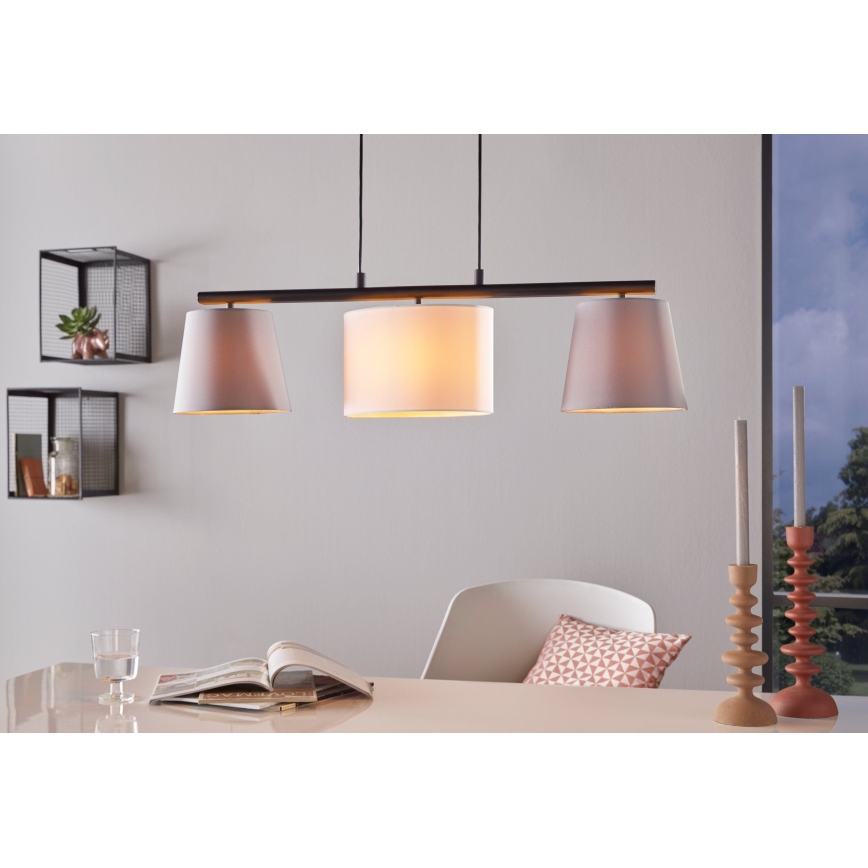 Eglo - Lustra ar auklu 3xE14/25W/230V