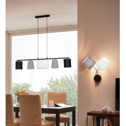 Eglo - Lustra ar auklu 5xE14/25W/230V