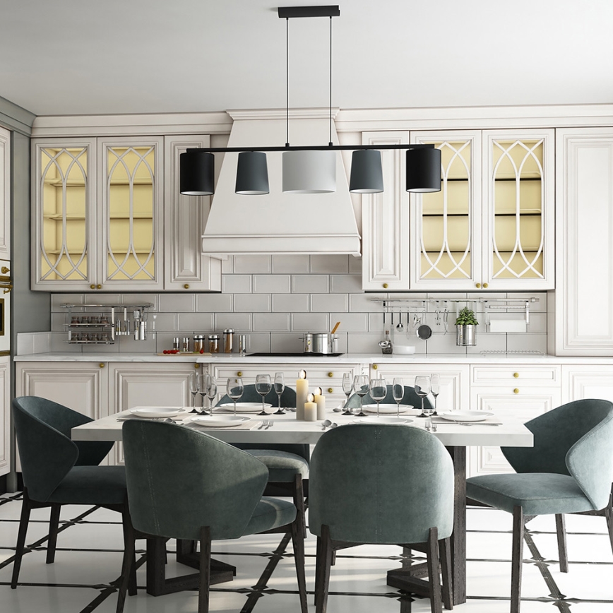 Eglo - Lustra ar auklu 5xE14/25W/230V