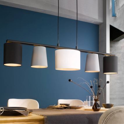 Eglo - Lustra ar auklu 5xE14/25W/230V