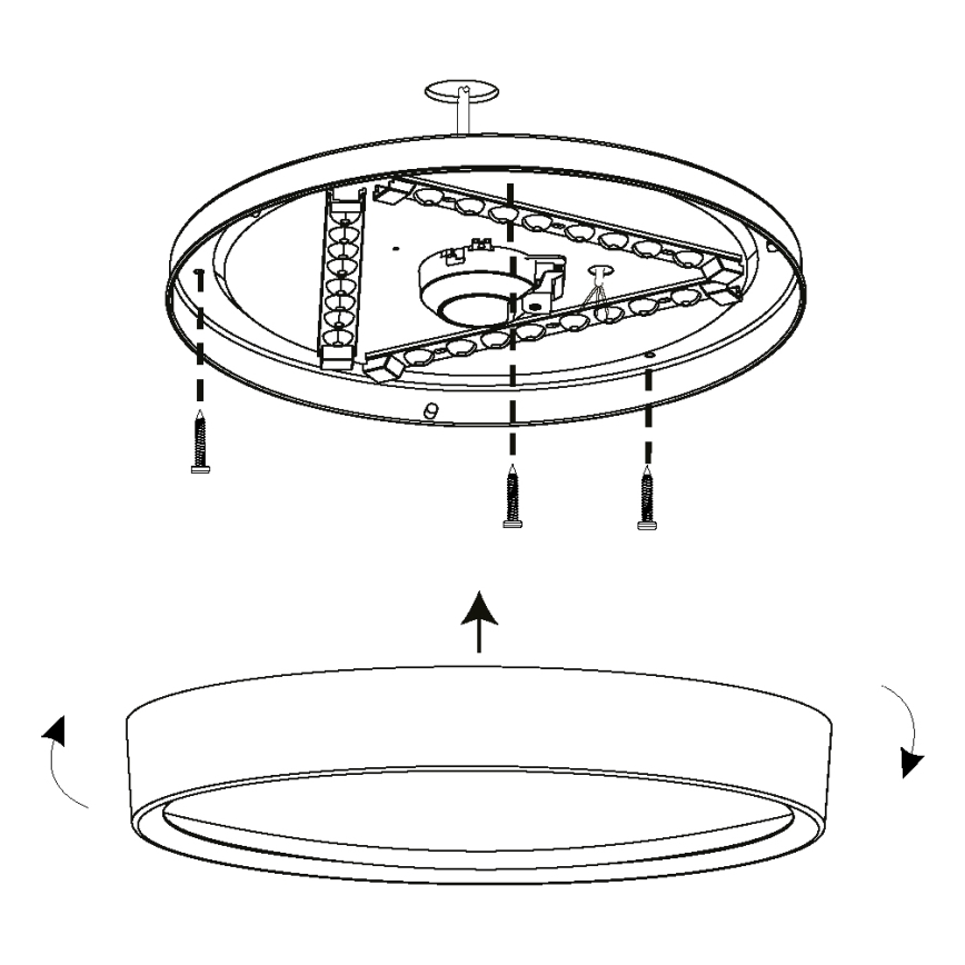Eglo - LED Griestu gaismeklis LED/16,8W/230V